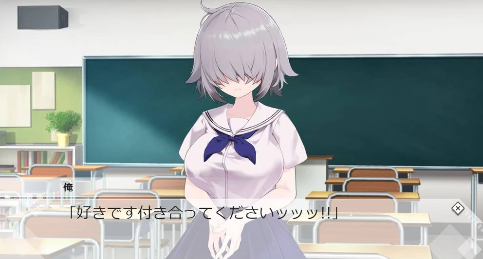 【ADV】与白毛少女在一起：メカクレカノジョ~AI汉化[PC+1.3G]