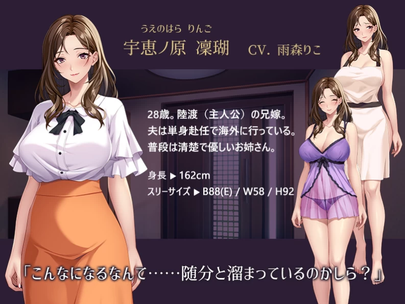 【ADV】失意嫂子的诱惑~AI汉化[PC+700M]