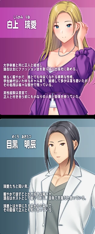 【ADV】深爱的妻子的背叛报告-关于辣妹妻子莉亚的情况-AI汉化[PC+1.4G]