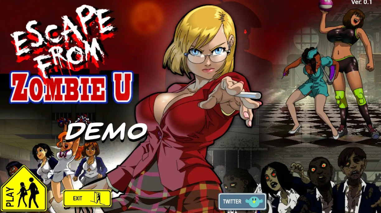 图片[1]-【ACT】逃离僵尸 Adult Escape From Zombie U 官方原版[PC]-95次元