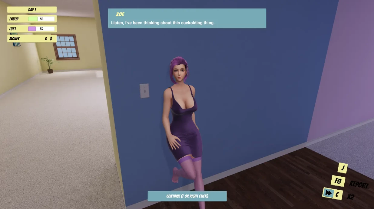 【3D】我的女王老婆 - 佐伊 Femdom Wife Game – Zoe [v1.77] 官方原版[PC]